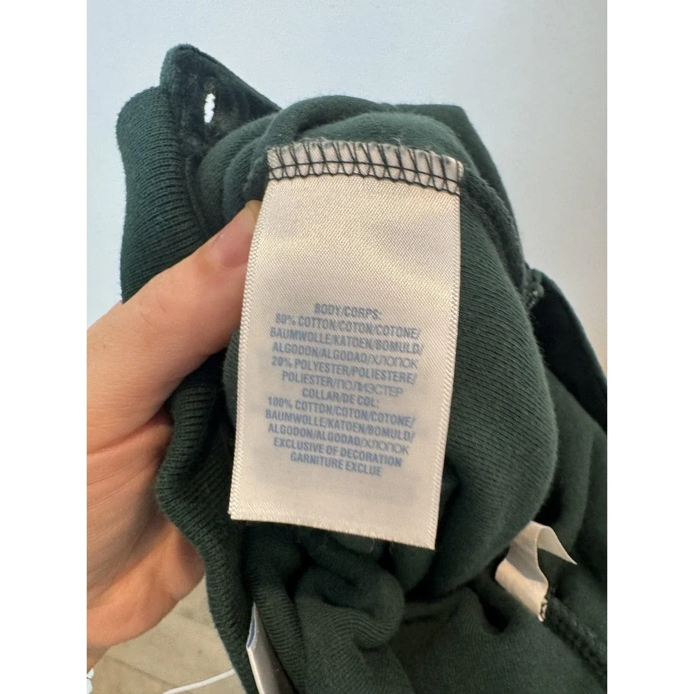Ralph Lauren Footed Coverall Baby Boys 3-6 Months Green Velour Polo Collar Snap